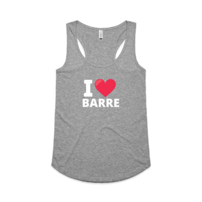 I LOVE BARRE - AS Colour Women's Yes Racerback Tank Thumbnail