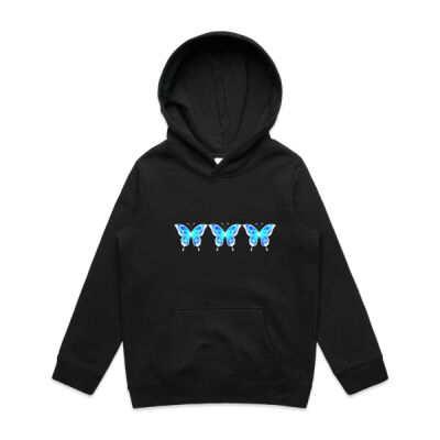 Classic Black Triple Butterfly Thumbnail